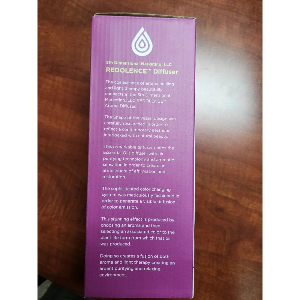 Essential Oil DIffuser 5th Dimensional Redolence